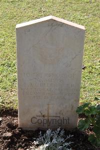 Ismailia War Memorial Cemetery - Belcher, Thomas H.